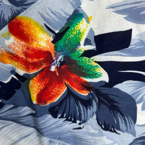 Kennington Vintage Men's Hawaiian Floral Short Sleeve Camp Shirt Size Large - Picture 6 of 7